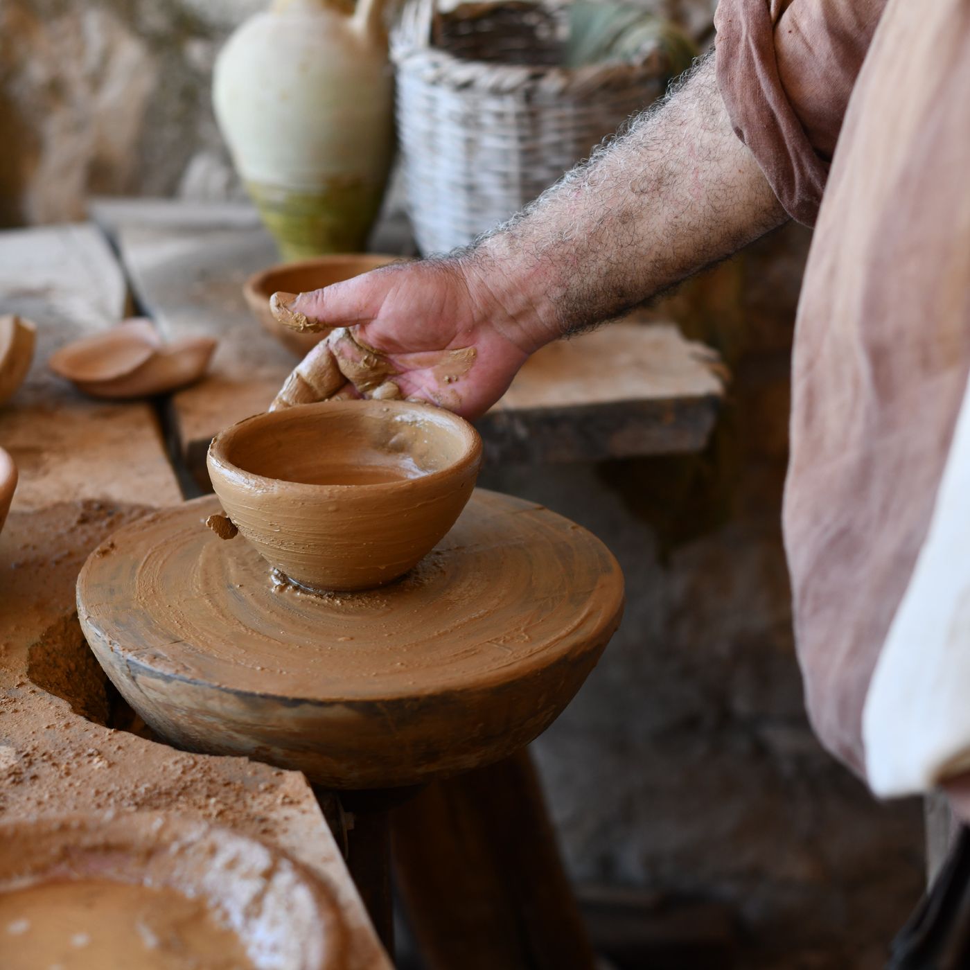 Soup Bowls With Handles (Pair) — detail